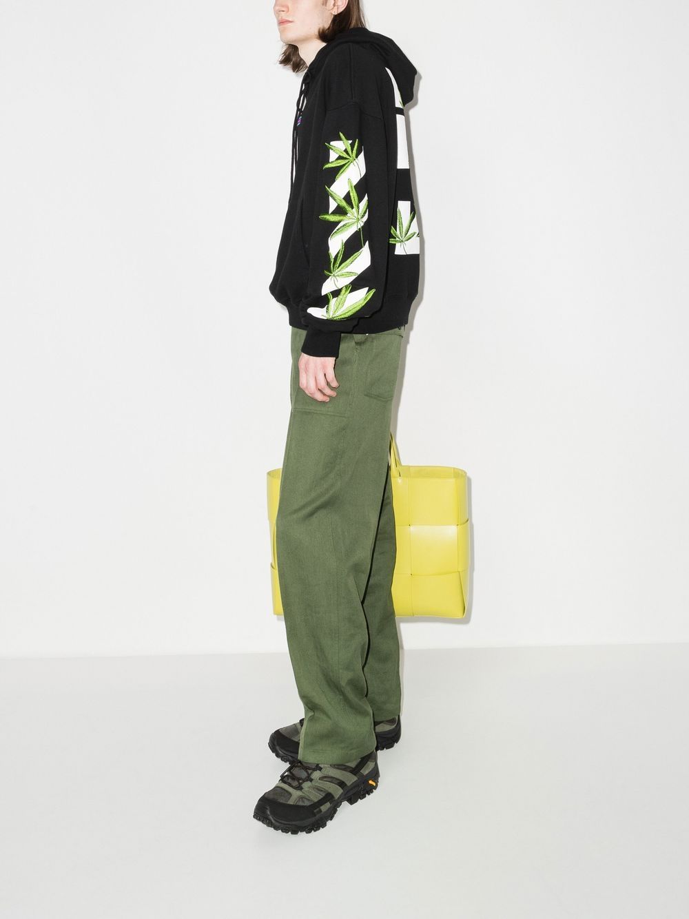 Off-White Weed Arrows-print hoodie