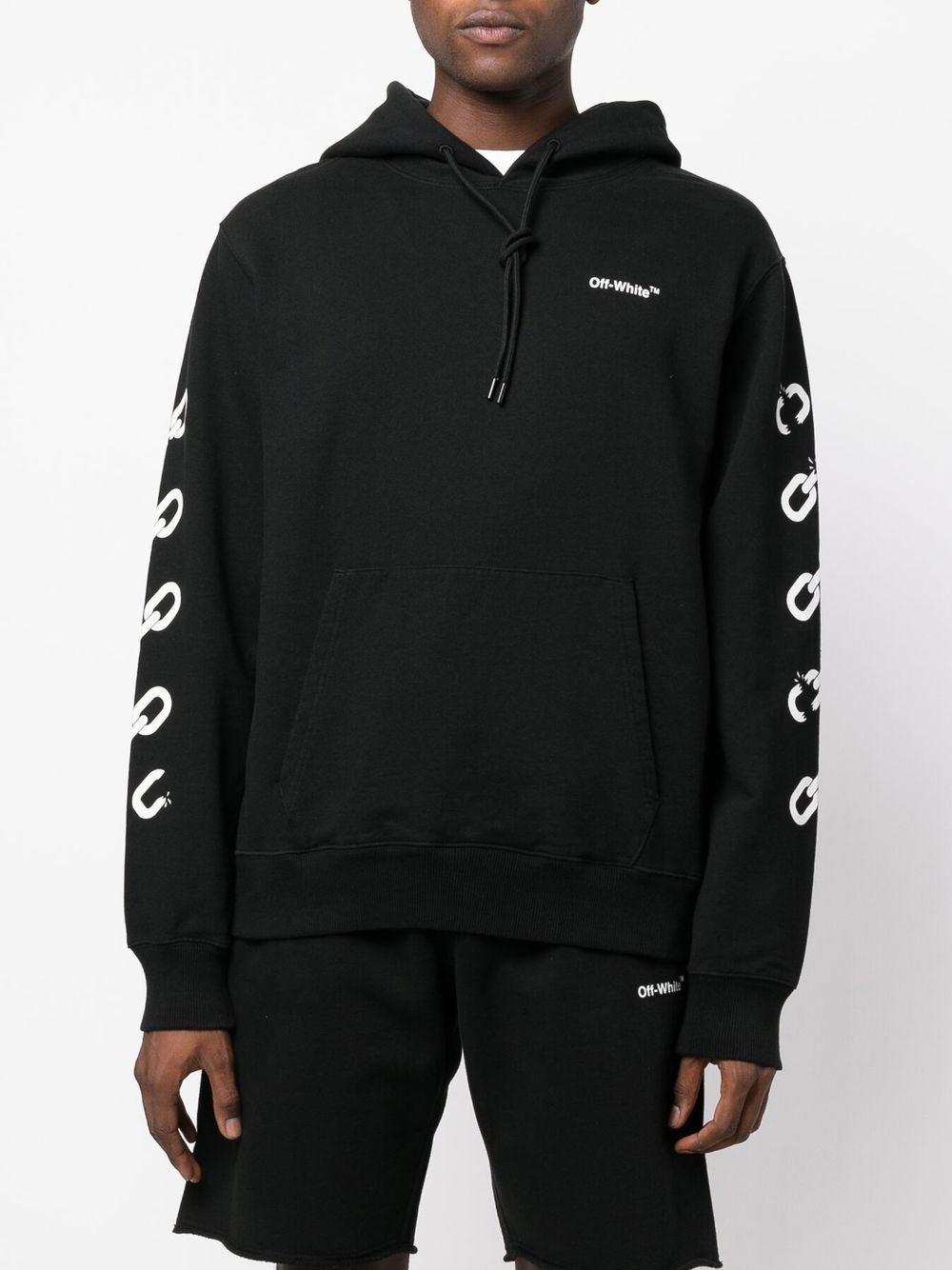 Off-White chain-link Arrows-motif hoody