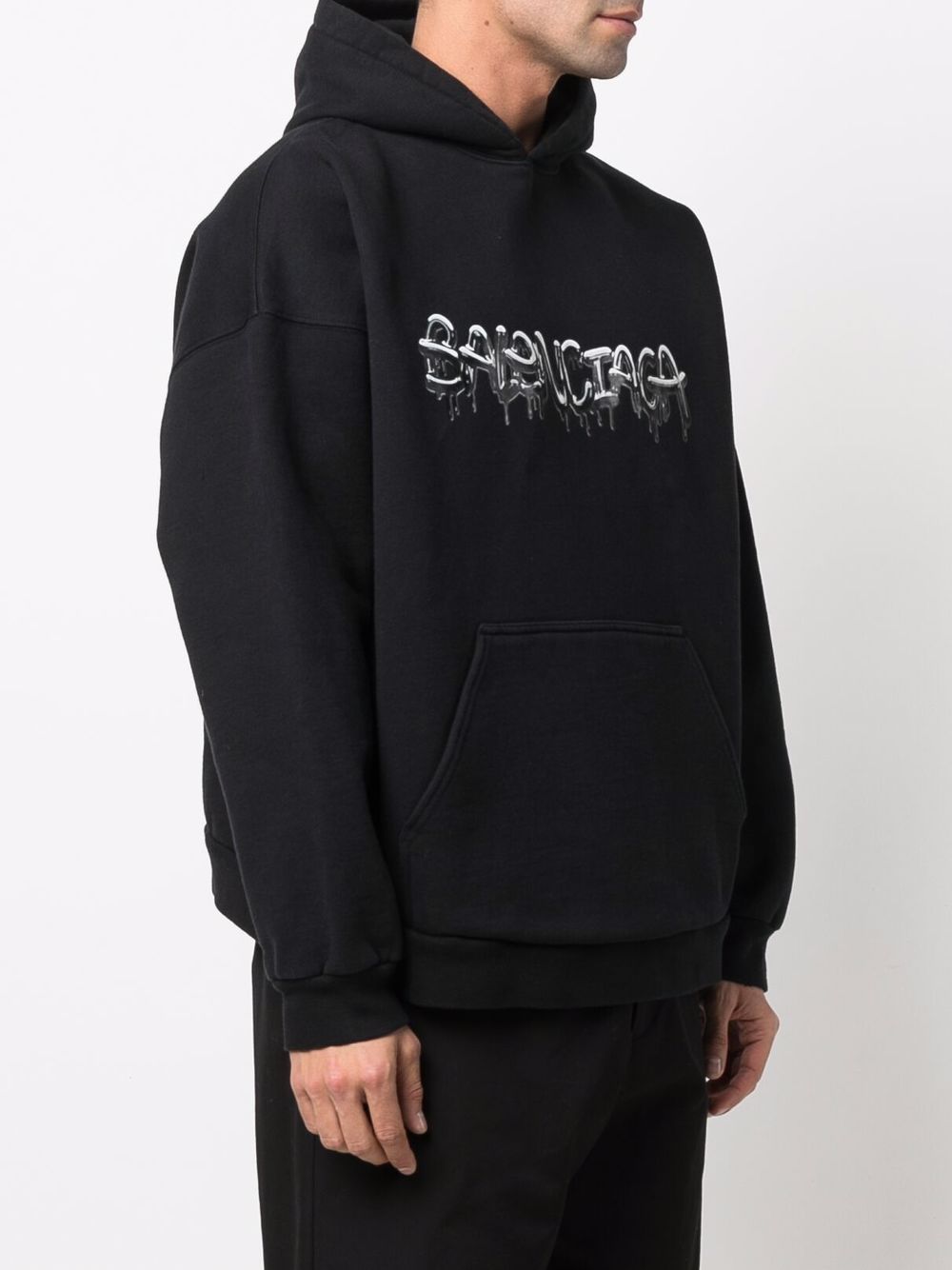 Balenciaga Slime logo-print fleece hoodie