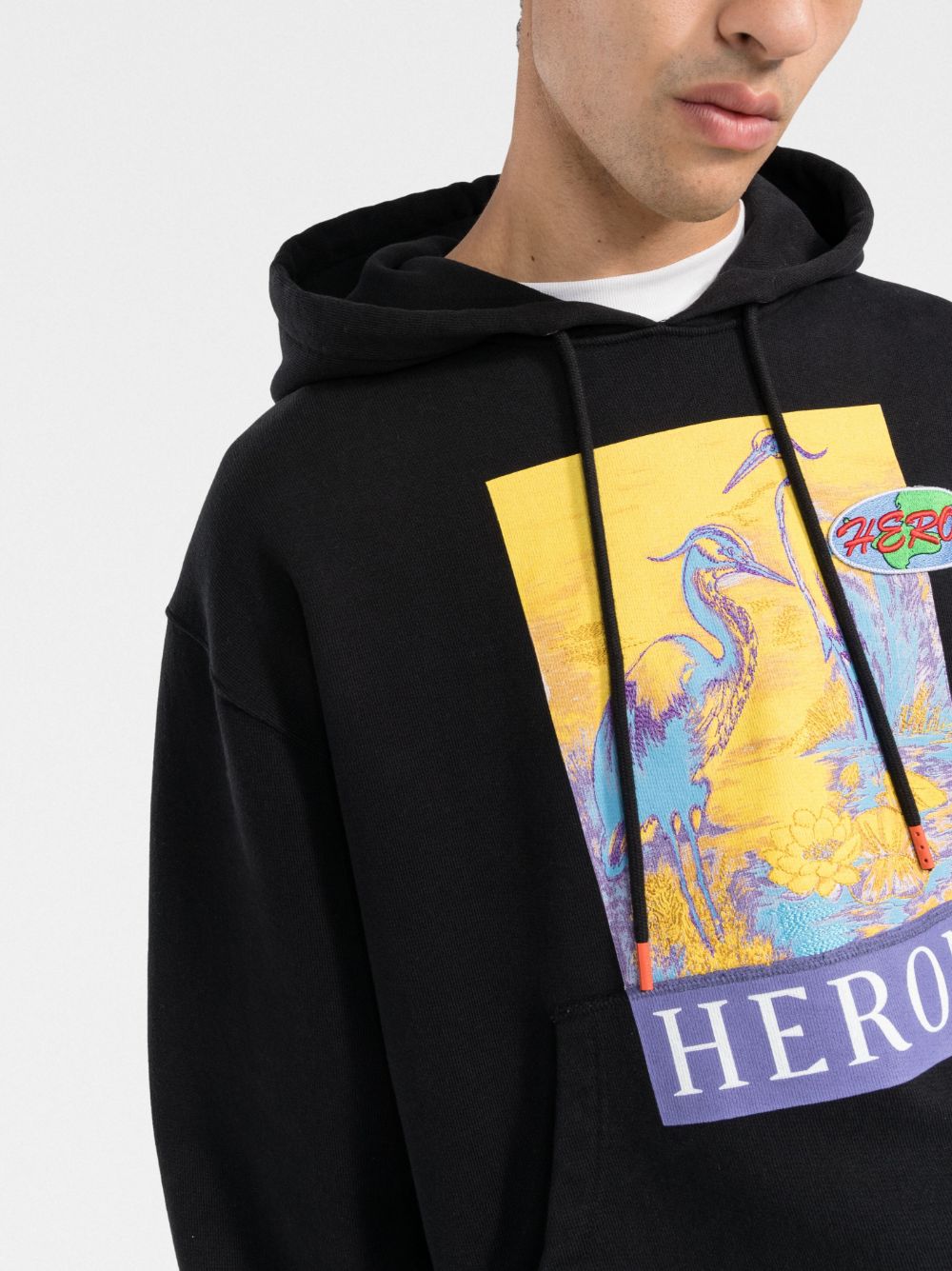 Heron Preston heron-print hoodie