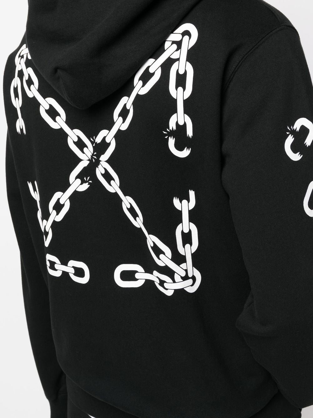 Off-White chain-link Arrows-motif hoody