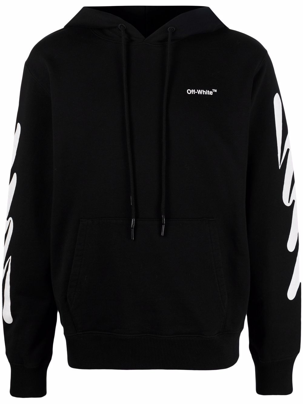 Off-White Wave Diag printed hoodie