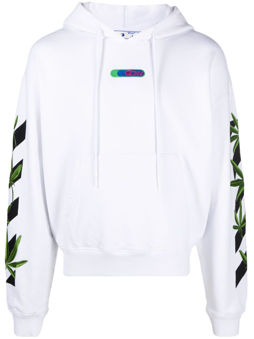 Off-White Weed Arrows print hoodie