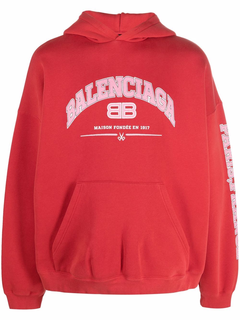 Balenciaga logo-print hoodie