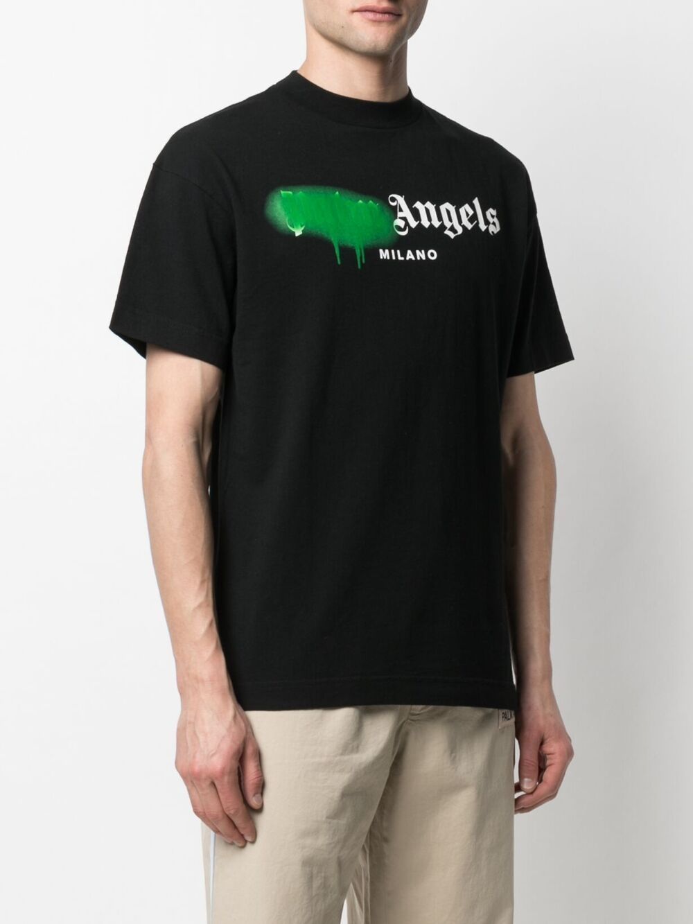 Palm Angels sprayed logo cotton T-shirt