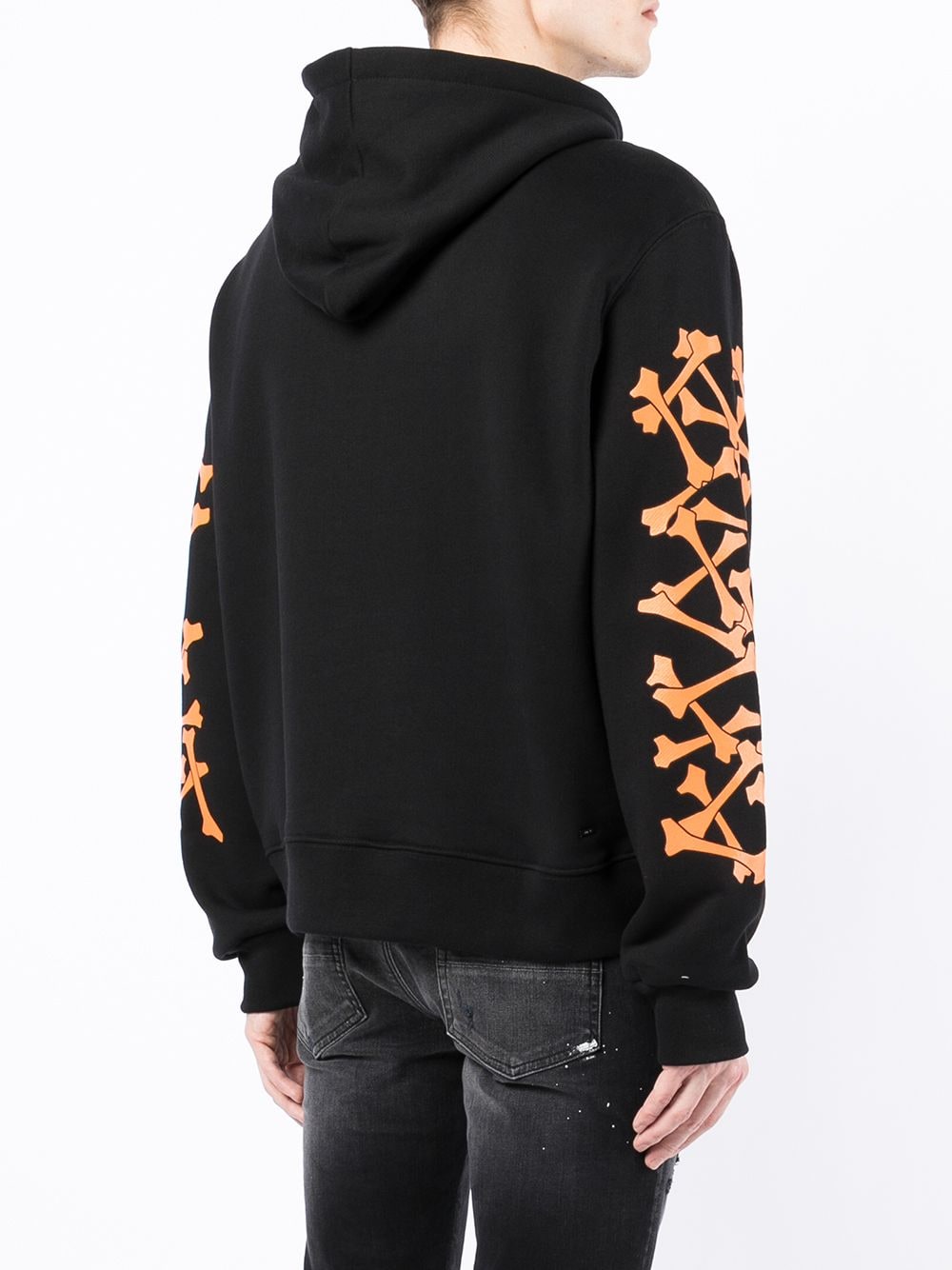 AMIRI Bones logo print hoodie