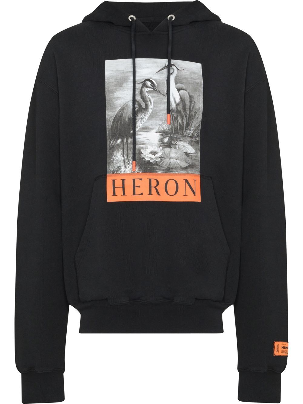 Heron Preston graphic-print pullover hoodie