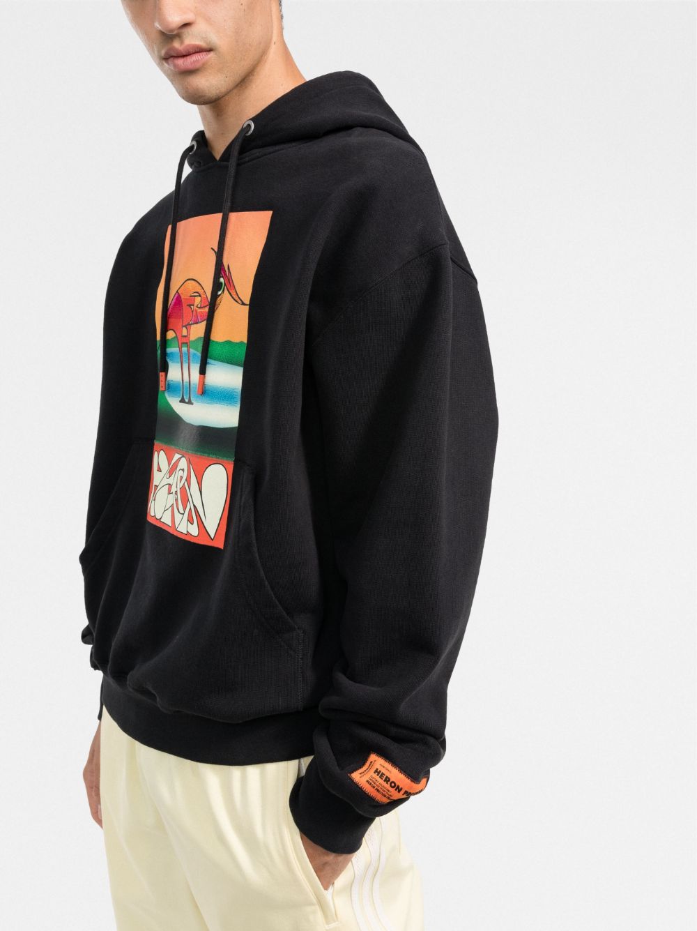 Heron Preston heron-print hoodie