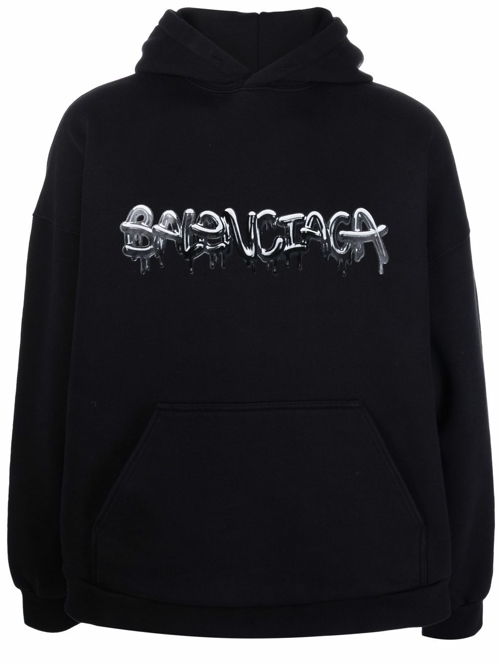 Balenciaga Slime logo-print fleece hoodie