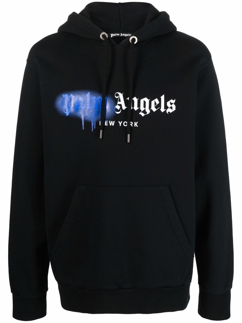 Palm Angels logo-print drawstring hoodie