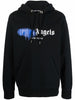 Palm Angels logo-print drawstring hoodie