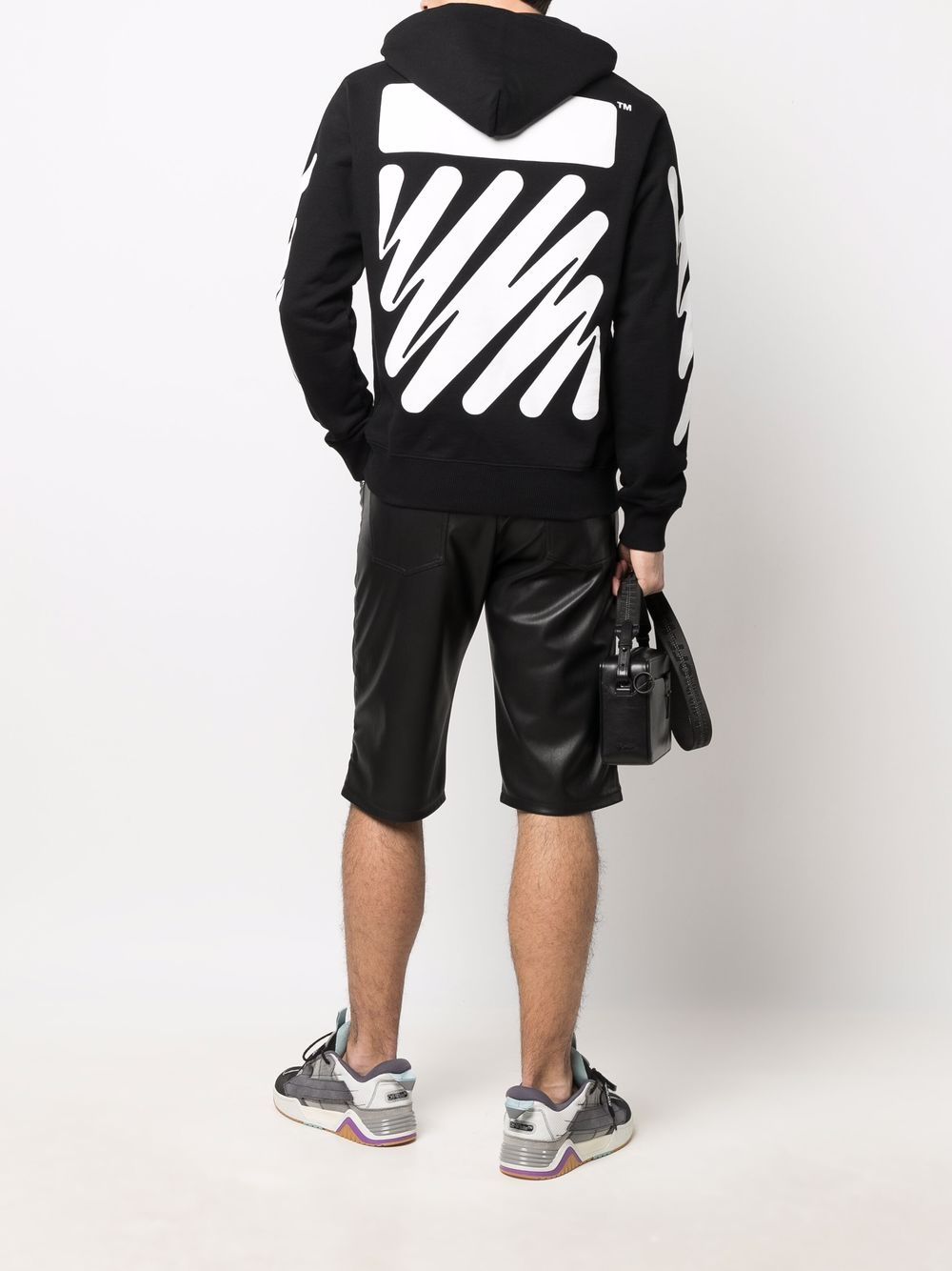 Off-White Wave Diag printed hoodie