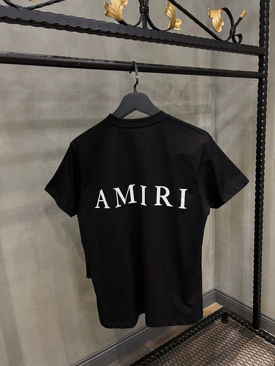 AMIRI Men's Black Back Logo T-shirt