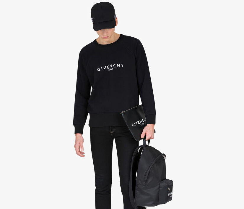 Blurred Black Paris Sweatshirt