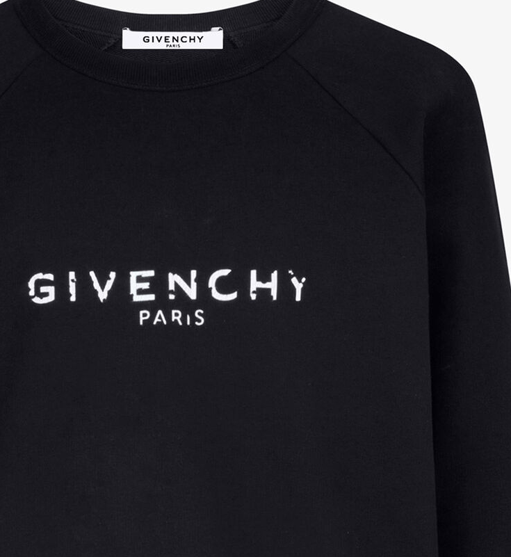Blurred Black Paris Sweatshirt