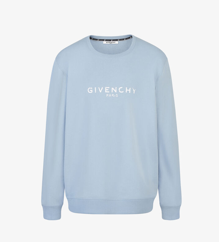 Blurred Blue Paris Sweatshirt