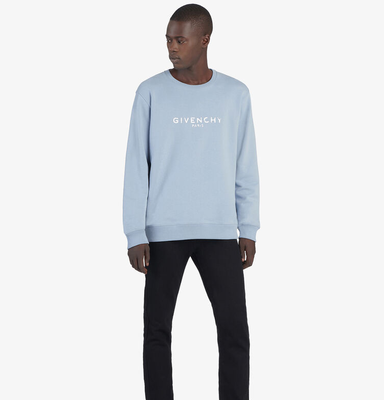 Blurred Blue Paris Sweatshirt