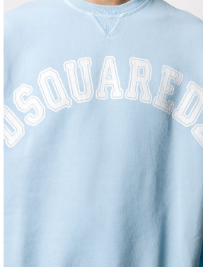 Logo print crew neck sweatshirt