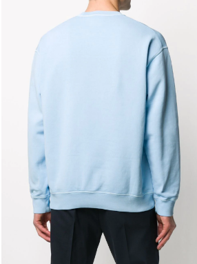 Logo print crew neck sweatshirt