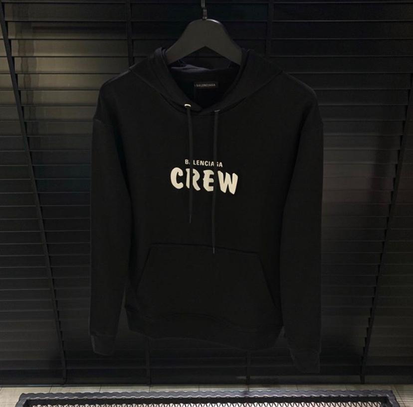 Black CREW Hoodie