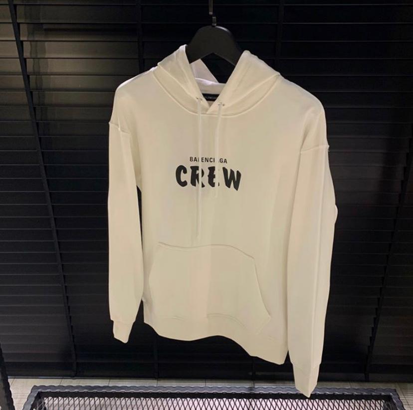 White CREW Hoodie