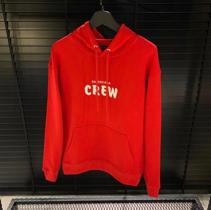 Red CREW Hoodie