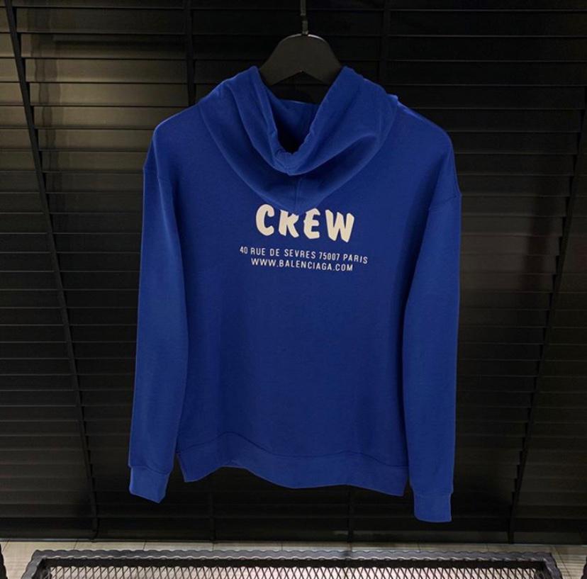 Blue CREW Hoodie