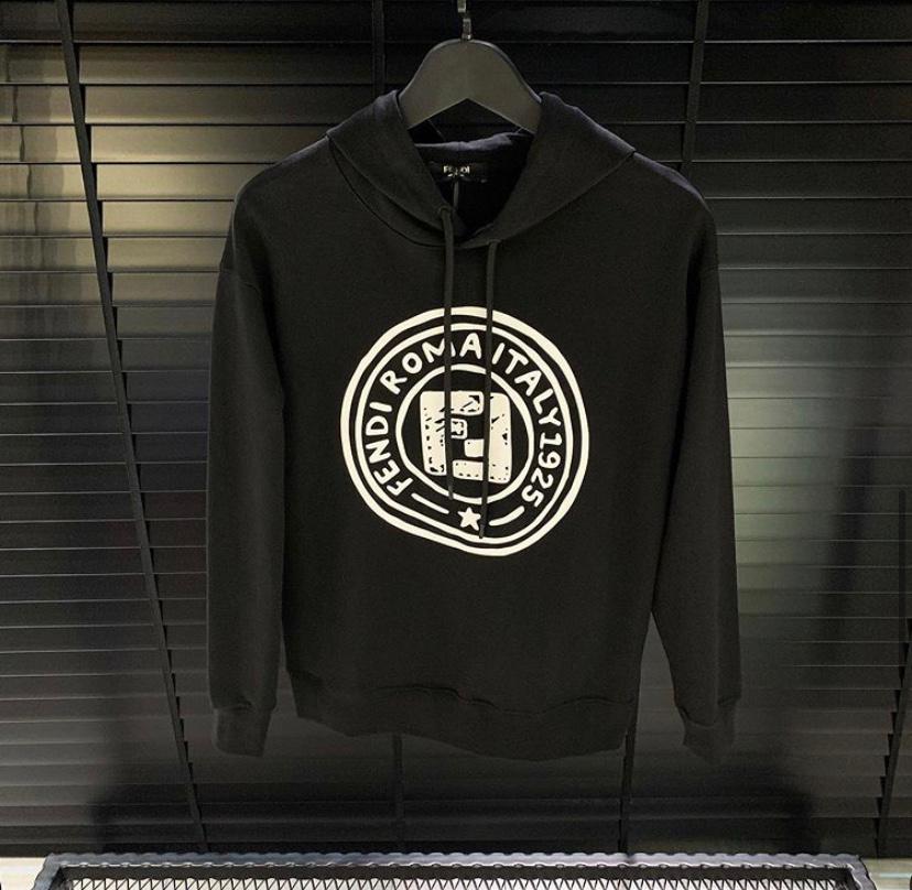 Roma İtaly Black Hoodie