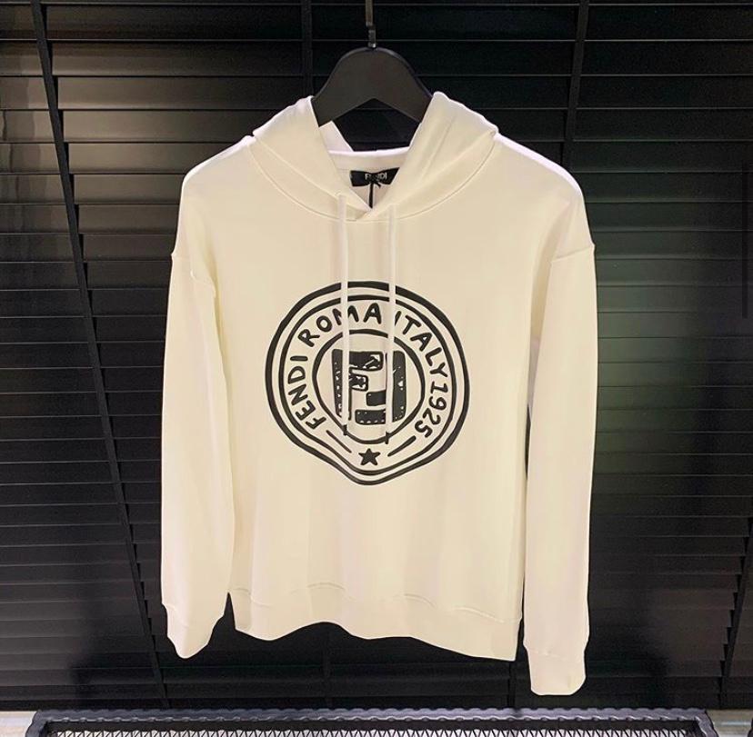 Roma İtaly White Hoodie