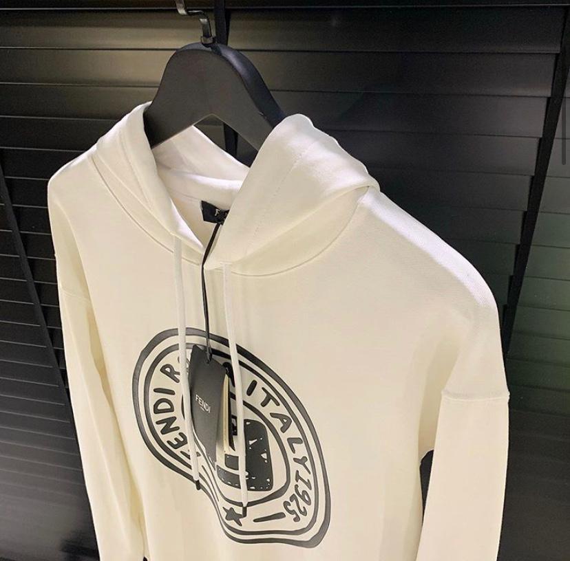 Roma İtaly White Hoodie