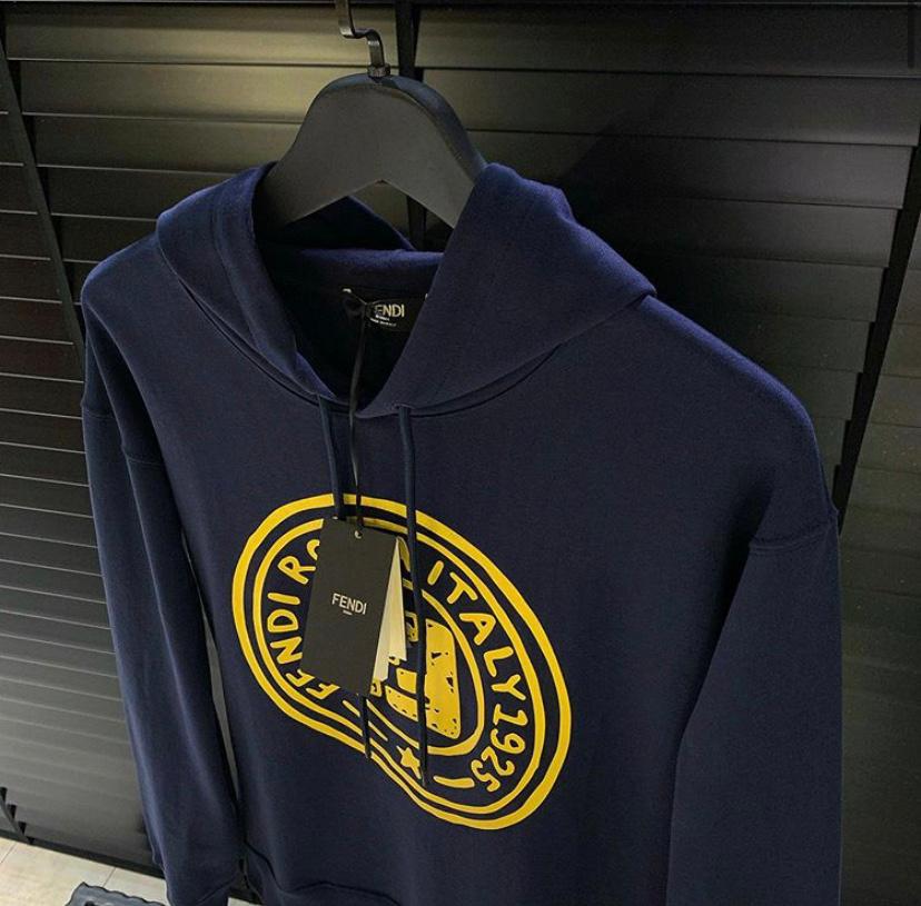 Roma İtaly Dark Blue Hoodie