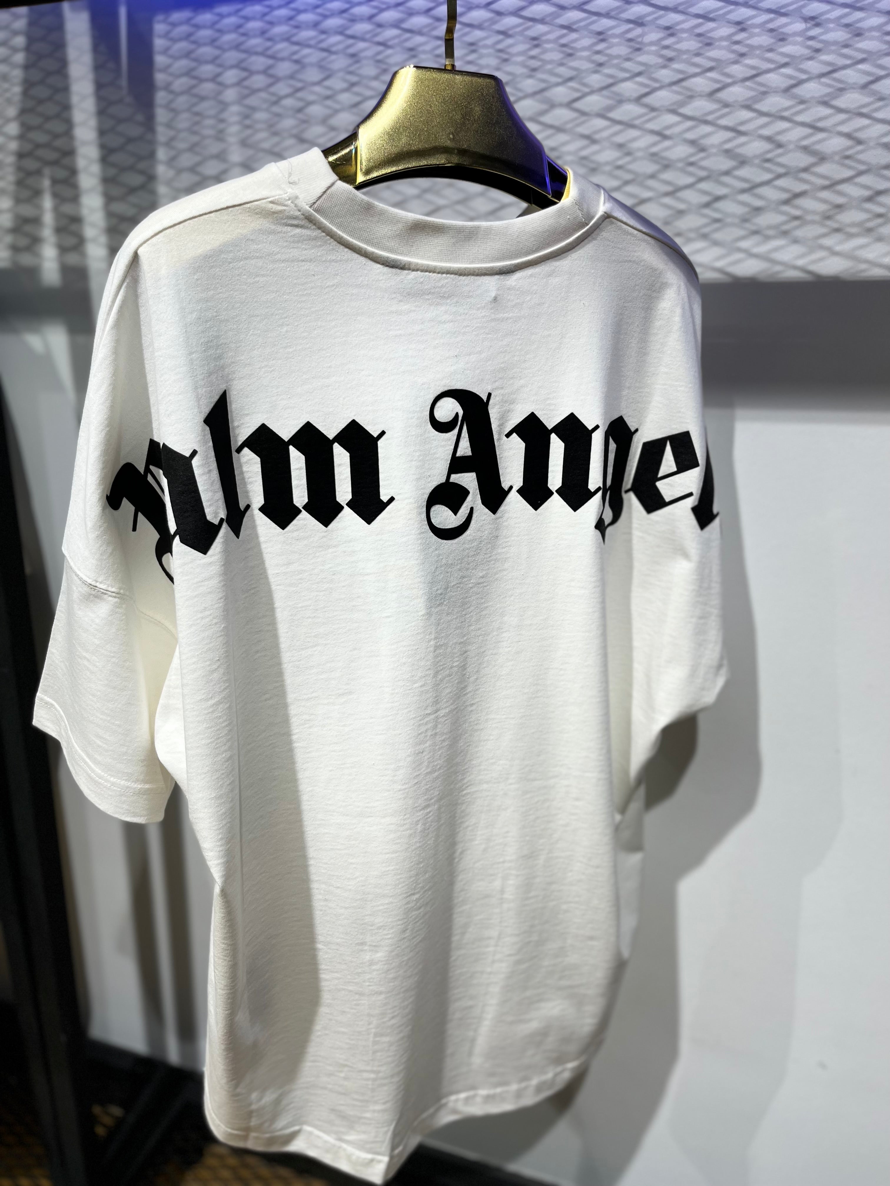 Palm Angels logo-print korte-mouw T-shirt