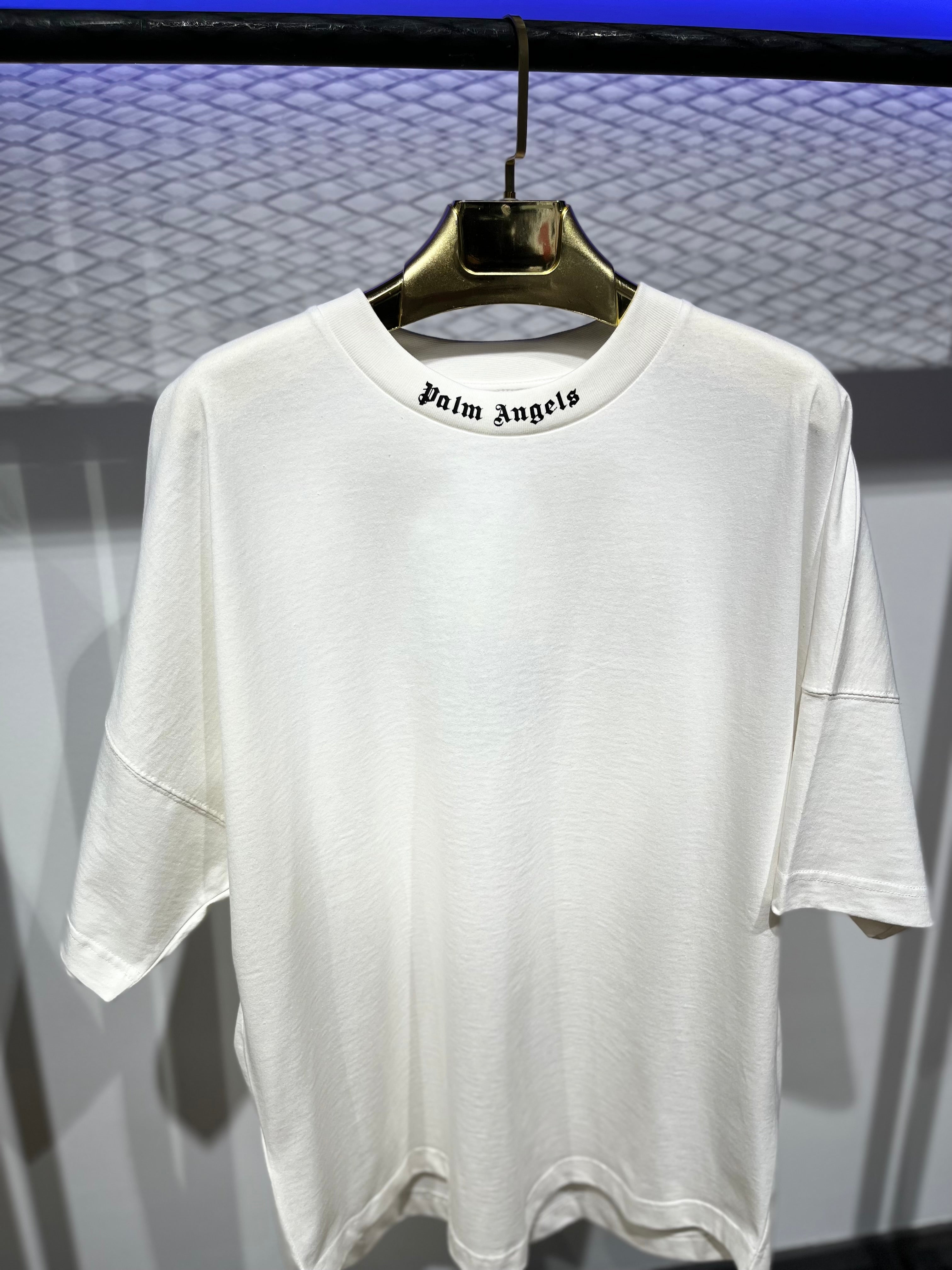 Palm Angels logo-print korte-mouw T-shirt