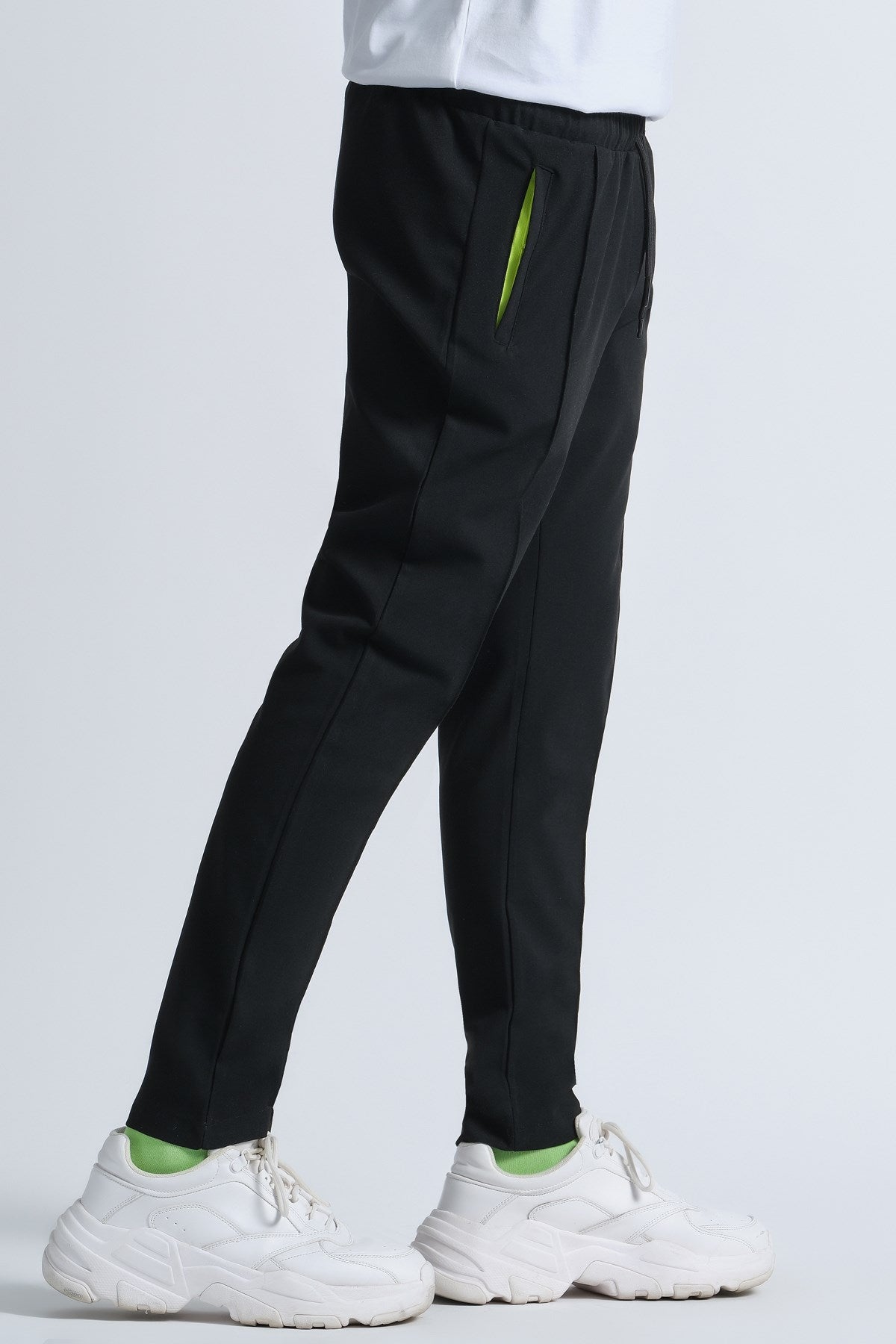 Neon Detailed Woven Pants