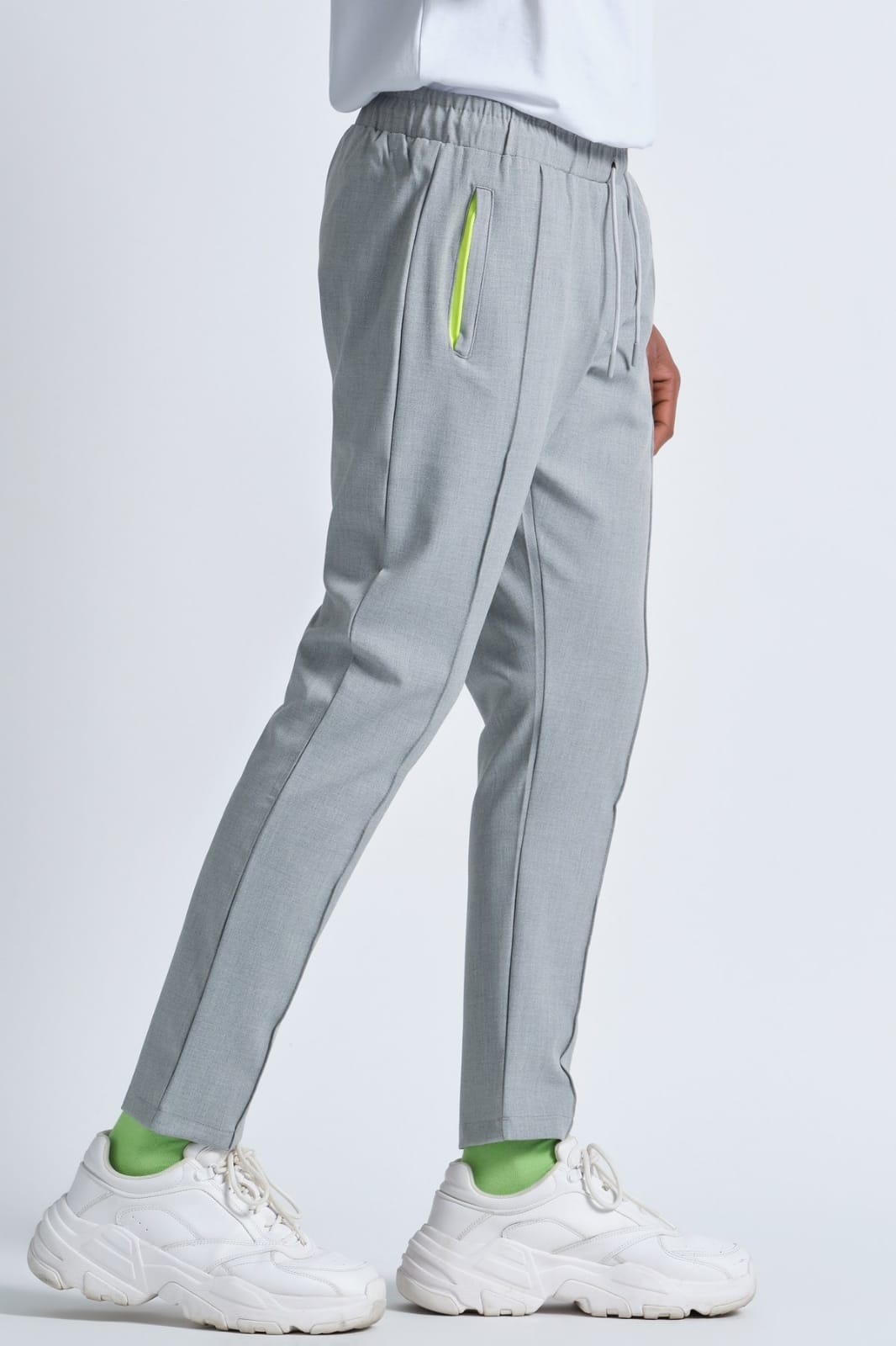 Neon Detailed Woven Pants