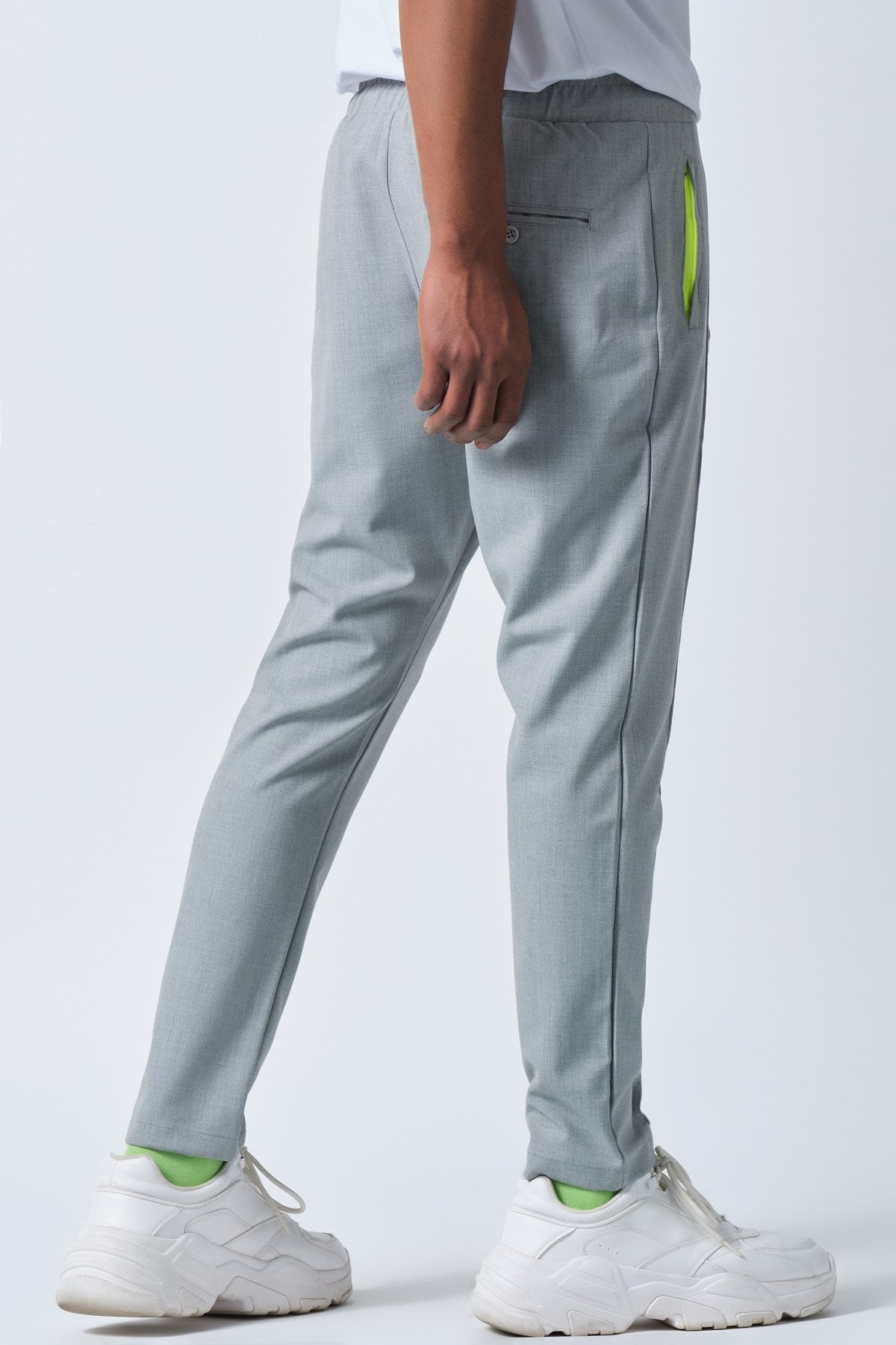 Neon Detailed Woven Pants