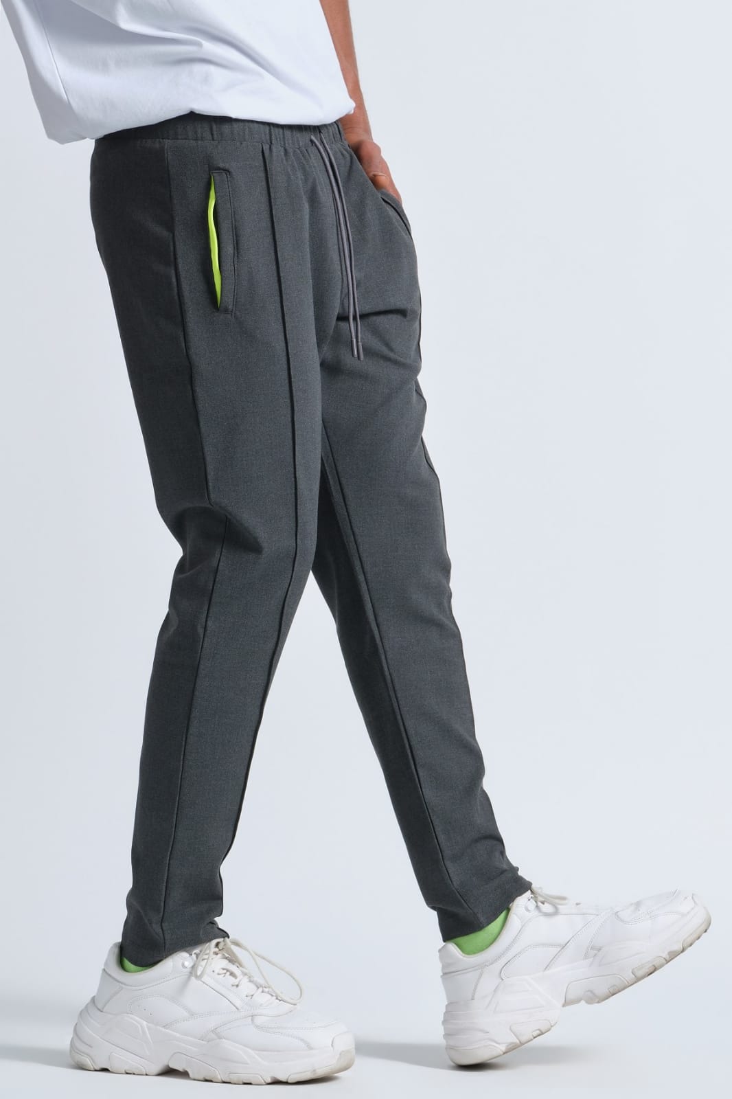 Neon Detailed Woven Pants